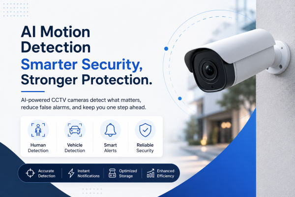 AI Motion Detection in CCTV Cameras: Why It is the Future of Smart Surveillance