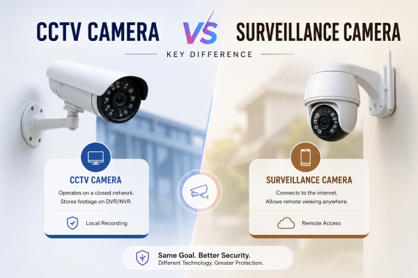 CCTV Camera vs Surveillance Camera:  What is the Difference