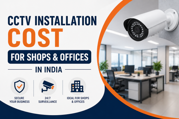 CCTV Installation Cost for Shops and Offices in India