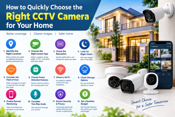 How Do You Quickly Find the Right CCTV Camera for Your Home