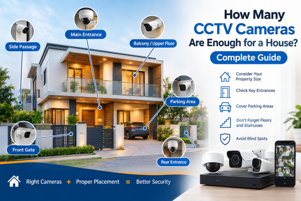 How Many Cameras Are Enough for a House CCTV System