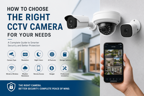 How to Choose the Right CCTV Camera for Your Needs - GR CCTV Solutions Ghaziabad