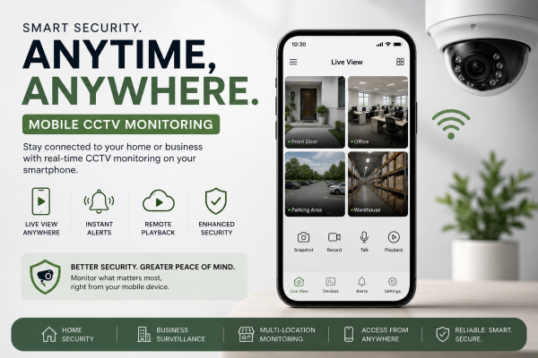 Mobile CCTV Monitoring: The Future of Smart Home and Business Security