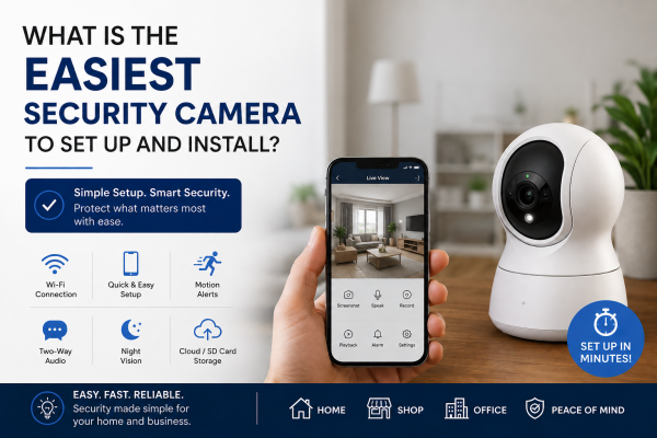 What Is the Easiest Security Camera to Set Up and Install