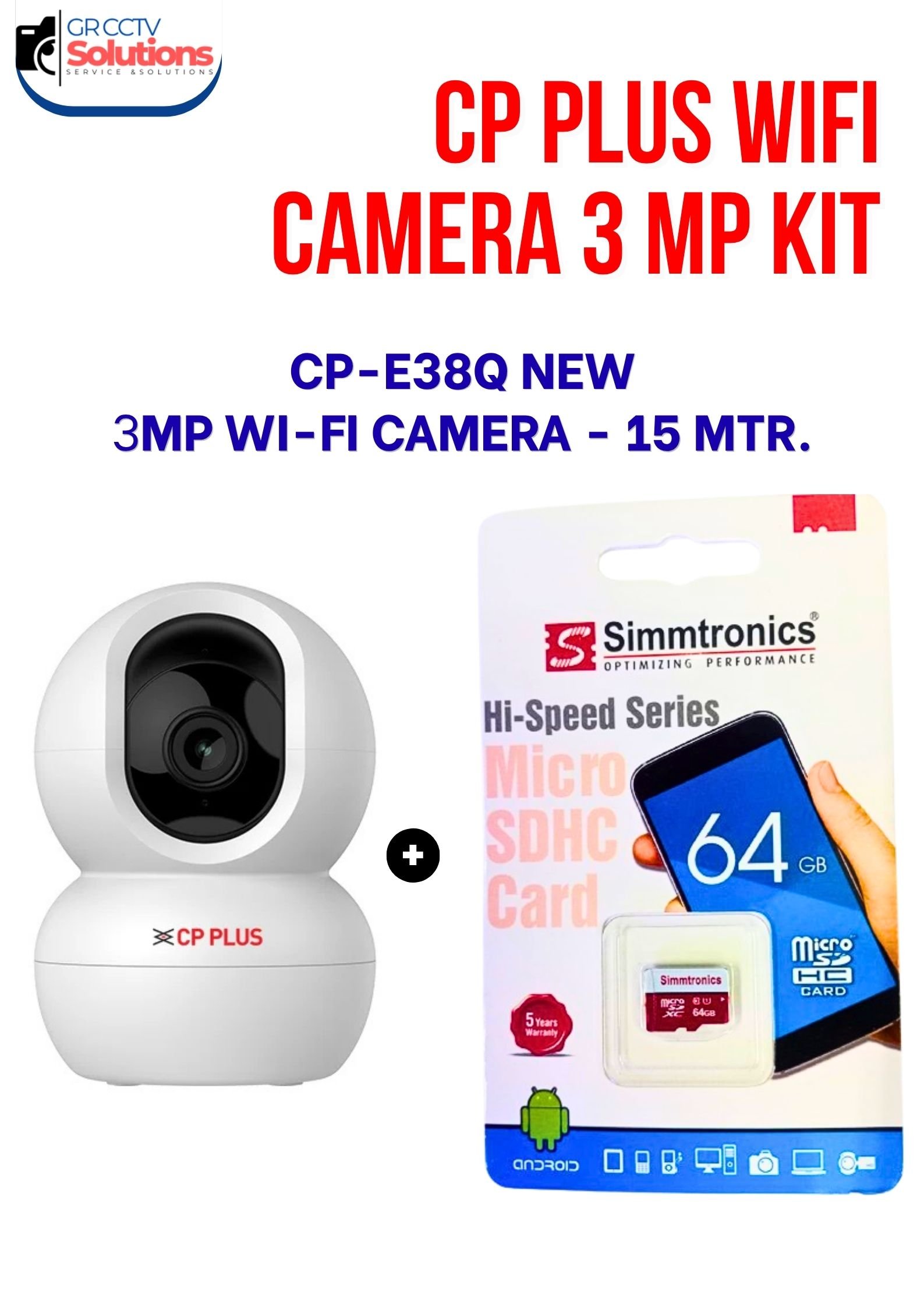 CP PLUS WIFI 3 MP CAMERA WITH 64GB SIM KIT � CAMERA'S KITT Price Ghaziabad