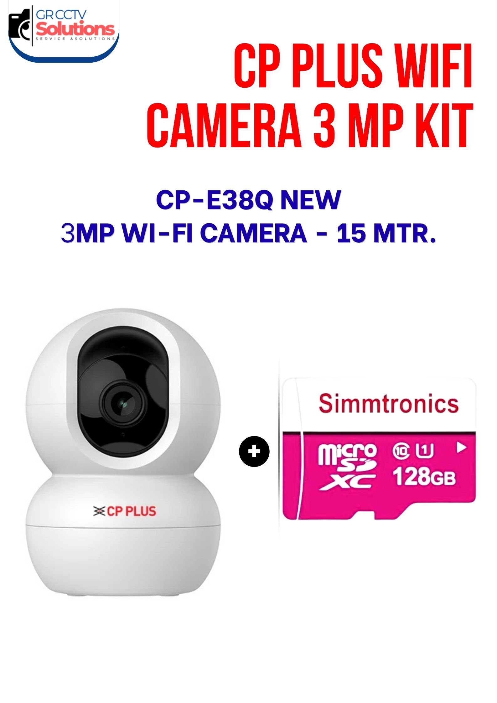 CP PLUS WIFI 3MP CAMERA KIT - CAMERA'S KITT Price Ghaziabad